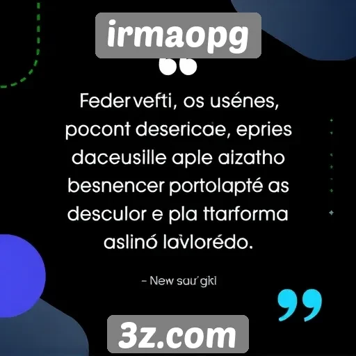 Feedback de usuários sobre experiência no irmaopg